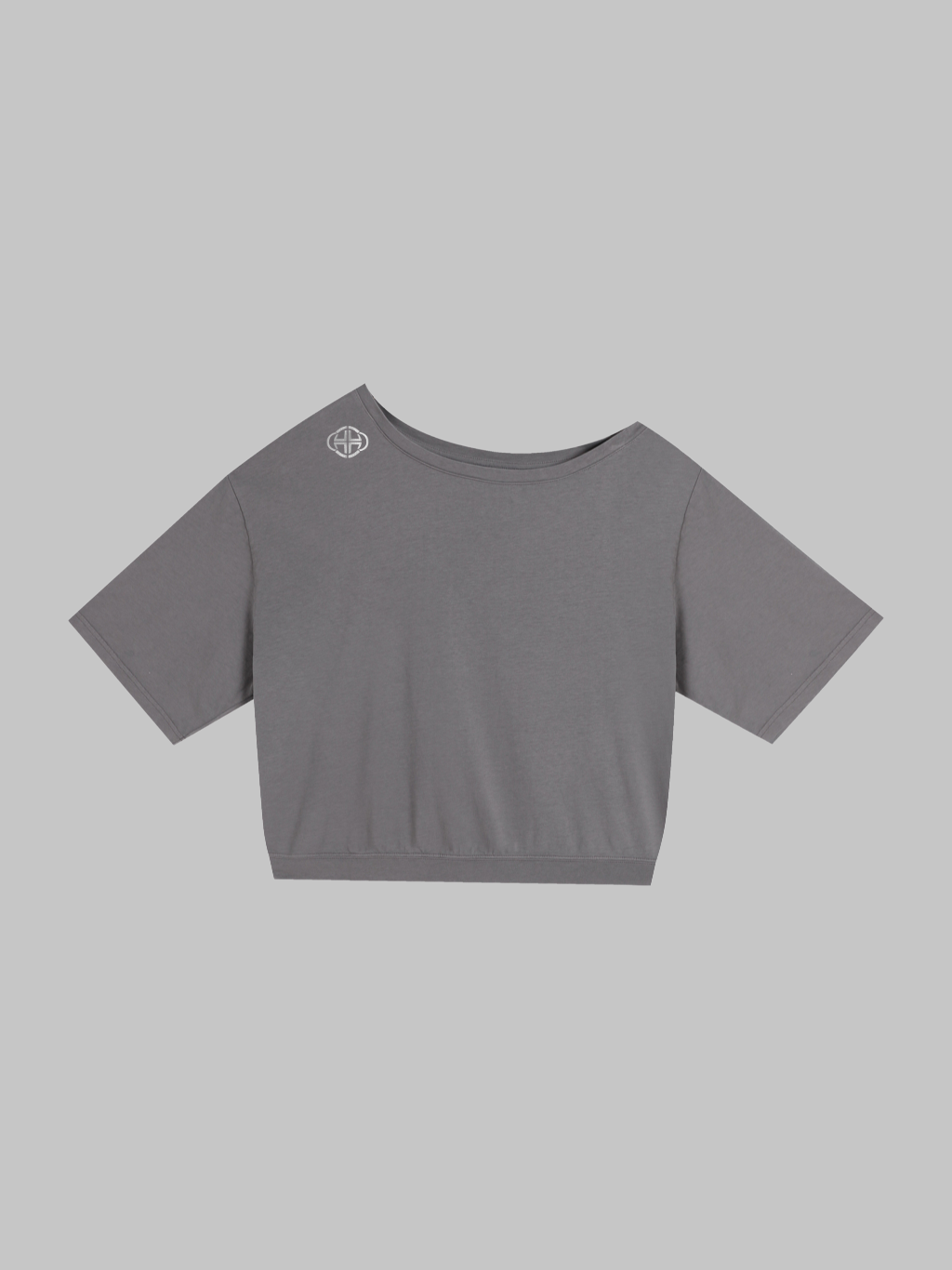 GREY ASYMMETRICAL T