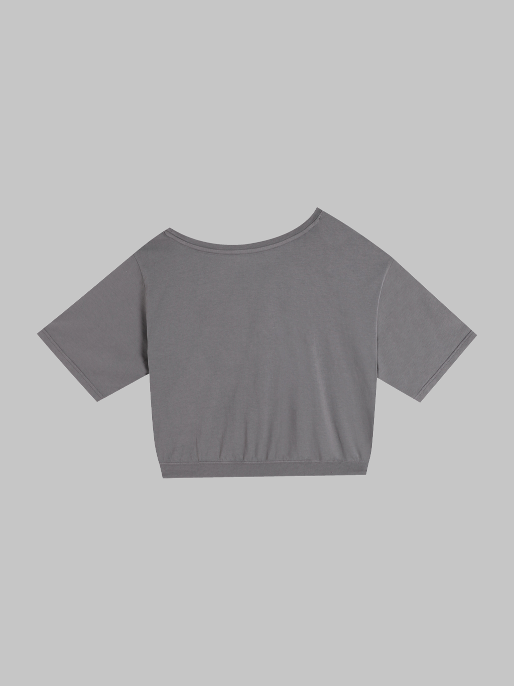 GREY ASYMMETRICAL T