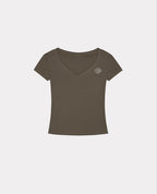 BROWN SLIM FIT T