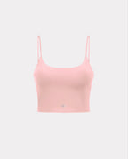 PINK SPAGHETTI STRAP SPORTS BRA