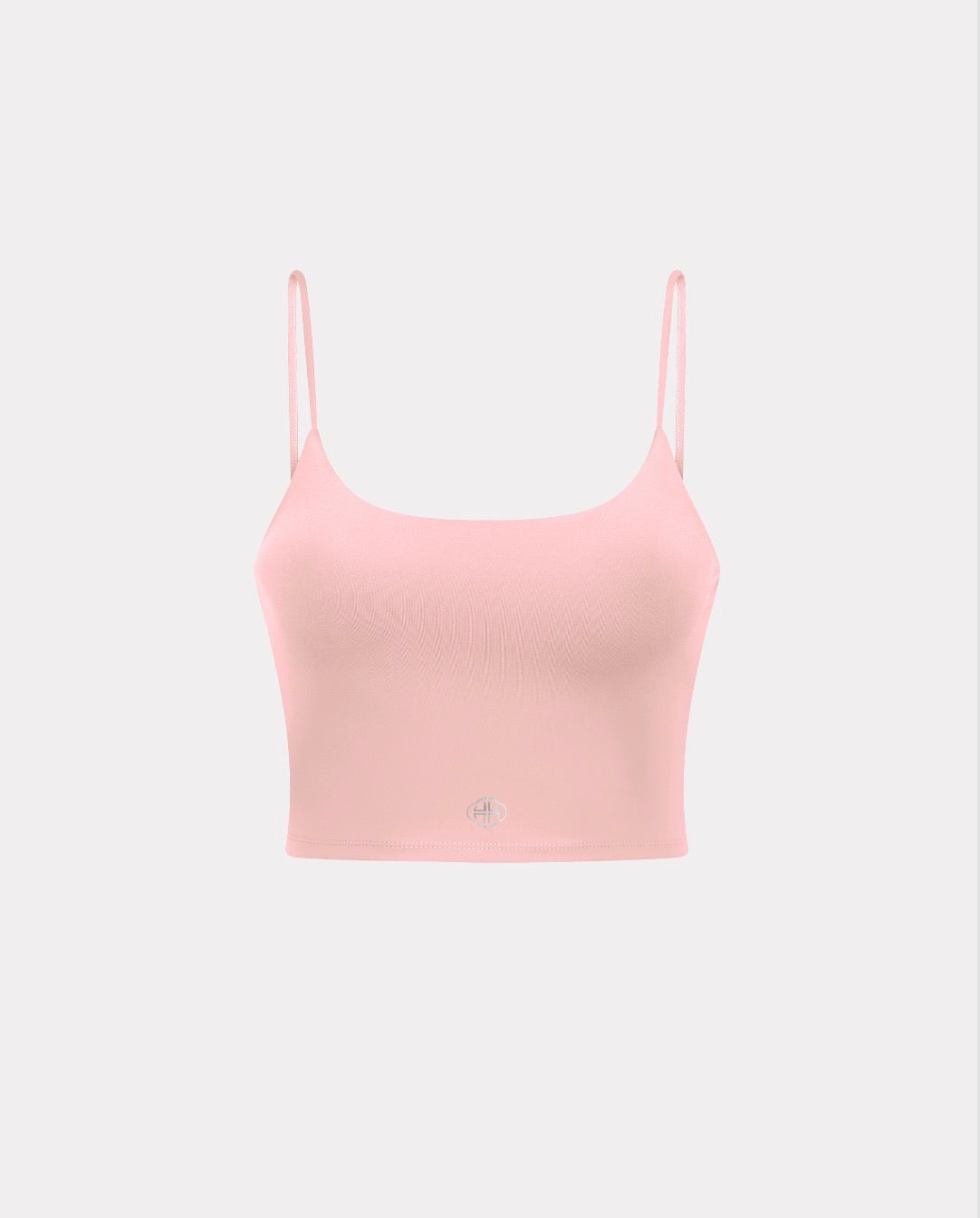 PINK SPAGHETTI STRAP SPORTS BRA