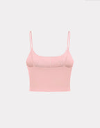 PINK SPAGHETTI STRAP SPORTS BRA