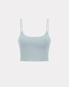 HAZE BLUE SPAGHETTI STRAP SPORTS BRA