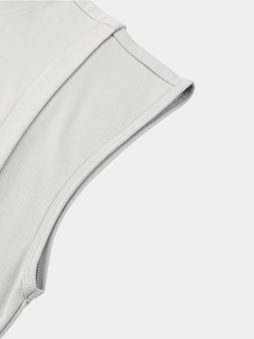 LIGHT GREY SLEEVELESS MUSCLE T
