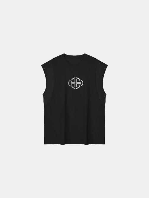 BLACK MUSCLE TANK