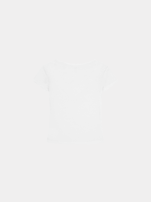 WHITE SLIM FIT T