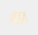 CREAM SWEATSHORTS