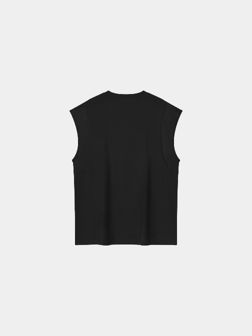 BLACK MUSCLE TANK