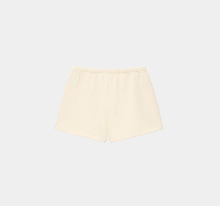 CREAM SWEATSHORTS