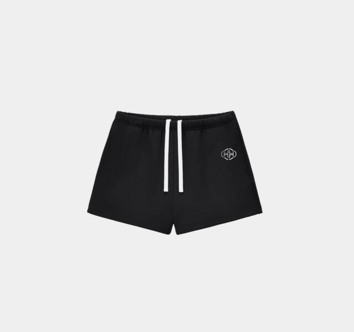 BLACK SWEATSHORTS