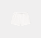 WHITE SWEATSHORTS
