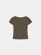 BROWN SLIM FIT T