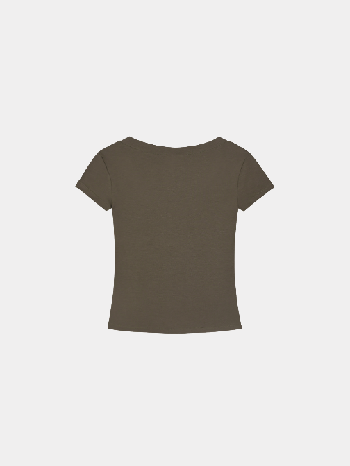 BROWN SLIM FIT T