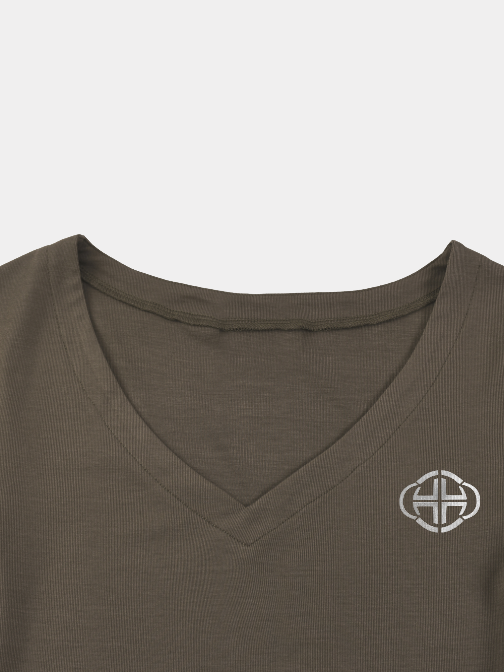 BROWN SLIM FIT T
