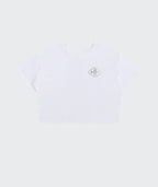 WHITE CROPPED T